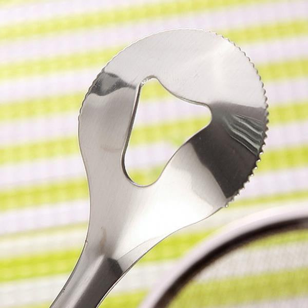 Kitchen tool, stainless steel filter spoon with clip. Kitchen tool, stainless steel filter spoon with clip.